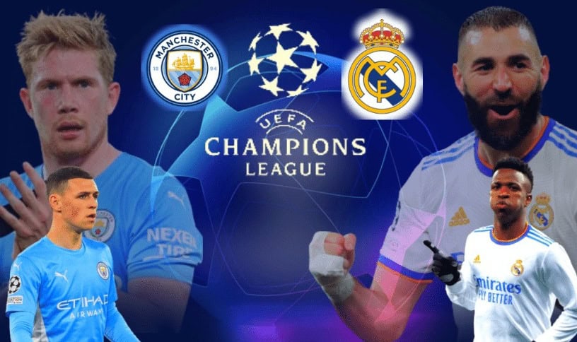 REAL MADRID X MANCHESTER CITY AO VIVO - CHAMPIONS LEAGUE 2023 AO VIVO -  SEMIFINAL 