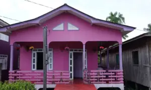imagem casa rosa ribeirinhos arquitetura 0